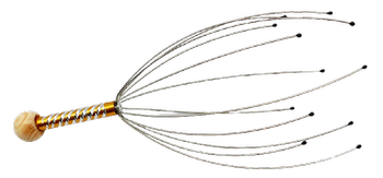 Deni Carte Masażer Do Skóry Głowy Pajączek - Relaksujący Ajurwedyjski Masaż - Mix Kolorów