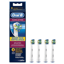 Oral-B Końcówki do Szczoteczki Elektrycznej - Floss Action - 4 sztuki