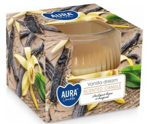 Aura Candles Scented Vanilla Dream Świeczka 80g