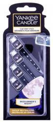 Yankee Candle Car Vent Stick Midsummer's Night Wsuwki Zapachowe 4 szt.
