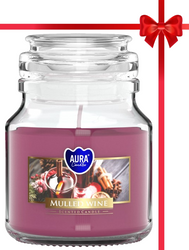 Aura Candles Mulled Wine 71-195 Mała Świeca 120g