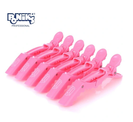 Poniks Klipsy BKL041  Krokodylki Różowe