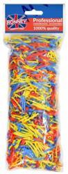 Ronney Silikonowe Gumki do Włosów Kolorowe RA00340