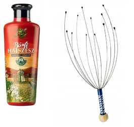 Herbaria Banfi Hajszesz Herbaria Wcierka Na Porost Włosów 250 ml + Deni Carte Masażer Do Skóry Głowy Pajączek - Relaksujący Ajurwedyjski Masaż