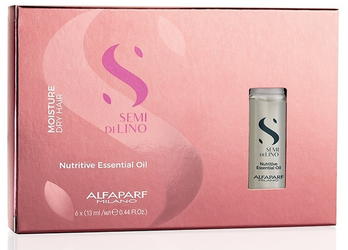 Alfaparf Semi Di Lino Moisture Nutritive Essential Oil - Ampułki / Olejek Nawilżający Do Włosów 6x13 ml