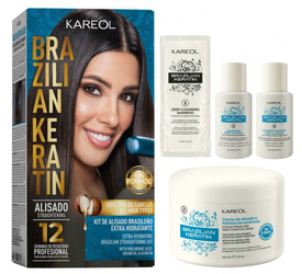 KAREOL Keratynowe Prostowanie Nawilżające Niebiesk