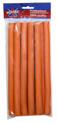 Ronney Flex Rollers Papiloty 16/240 mm Pomarańczowe - 10 sztuk