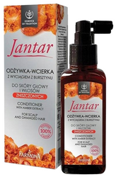 Jantar Odżywka - Wcierka z Wyciągiem z Bursztynu Do Skóry Głowy i Włosów Zniszczonych 100 ml