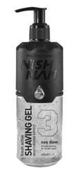 NishMan Shaving Gel 3 Easy Shave 400 ml