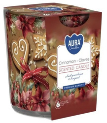 Aura Candles Cinnamon Cloves 72s-61 Świeczka 100g