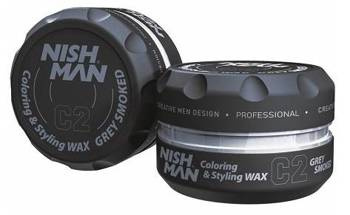 NishMan Coloring&Styling Wax Grey Smoked Pomada 100 ml