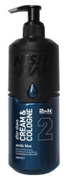 Nish Man After Shave Cream&Cologne 2 Blue 400ml