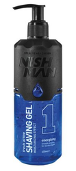 NishMan Shaving Gel - Żel Do Golenia 1 Energizing 400 ml