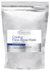 Bielenda Professional Chłodząca Maska Algowa Do Twarzy z Rutyną i Witaminą C 190 g - Opakowanie Uzupełniające