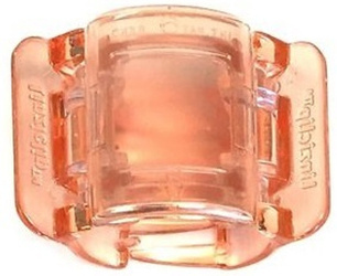 Linziclip Midi Translucend Peach / Klamerka Pomarańczowa Przezroczysta