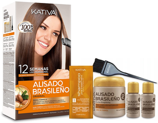 Kativa Brazylijskie Keratynowe Prostowanie Zestaw