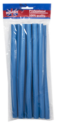 Ronney Flex Rollers Papiloty 14/240 mm Niebieskie - 10 sztuk